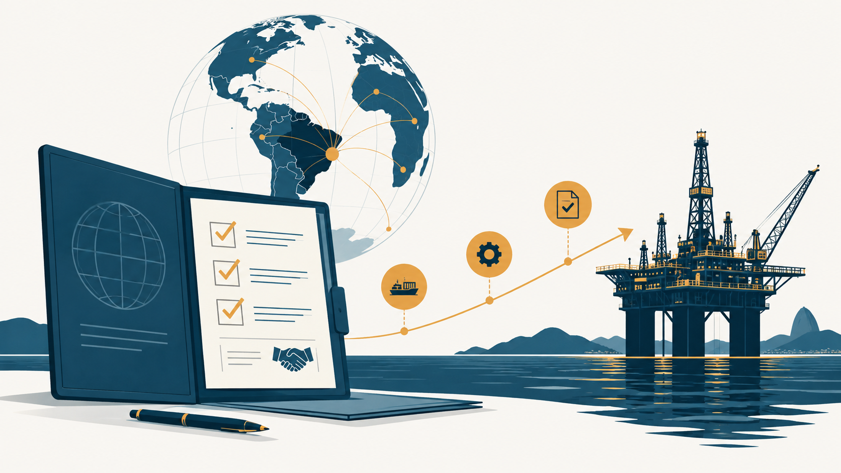 Petrobras supplier registration step-by-step illustration