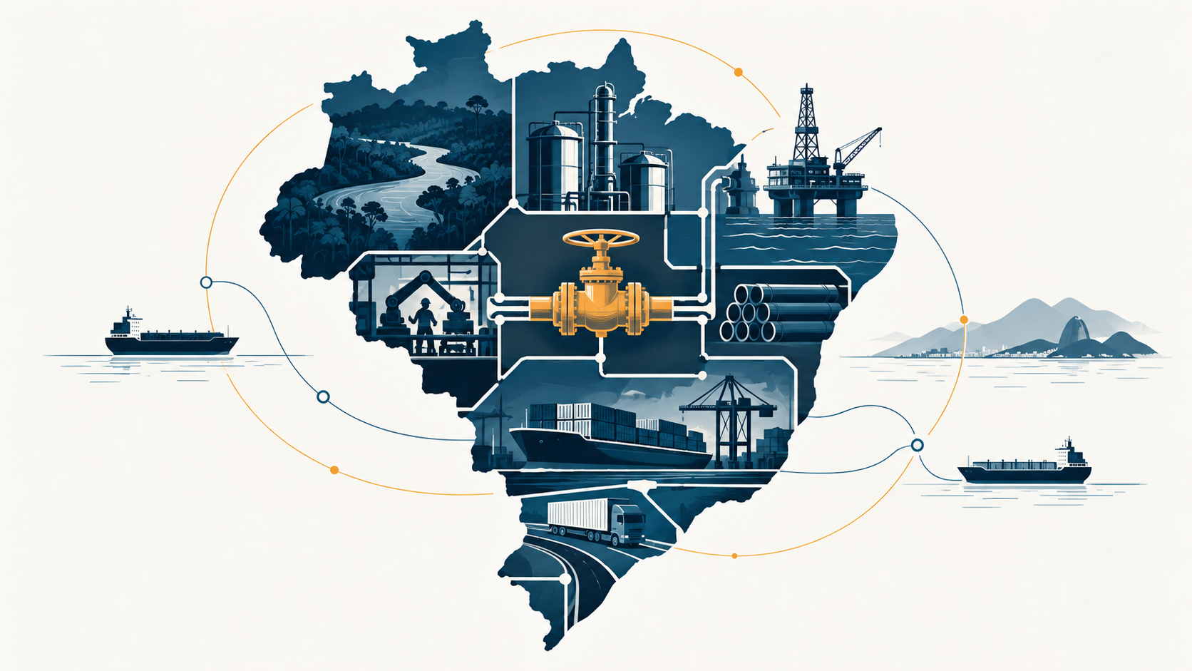 Brazil local content requirements for oil and gas illustration