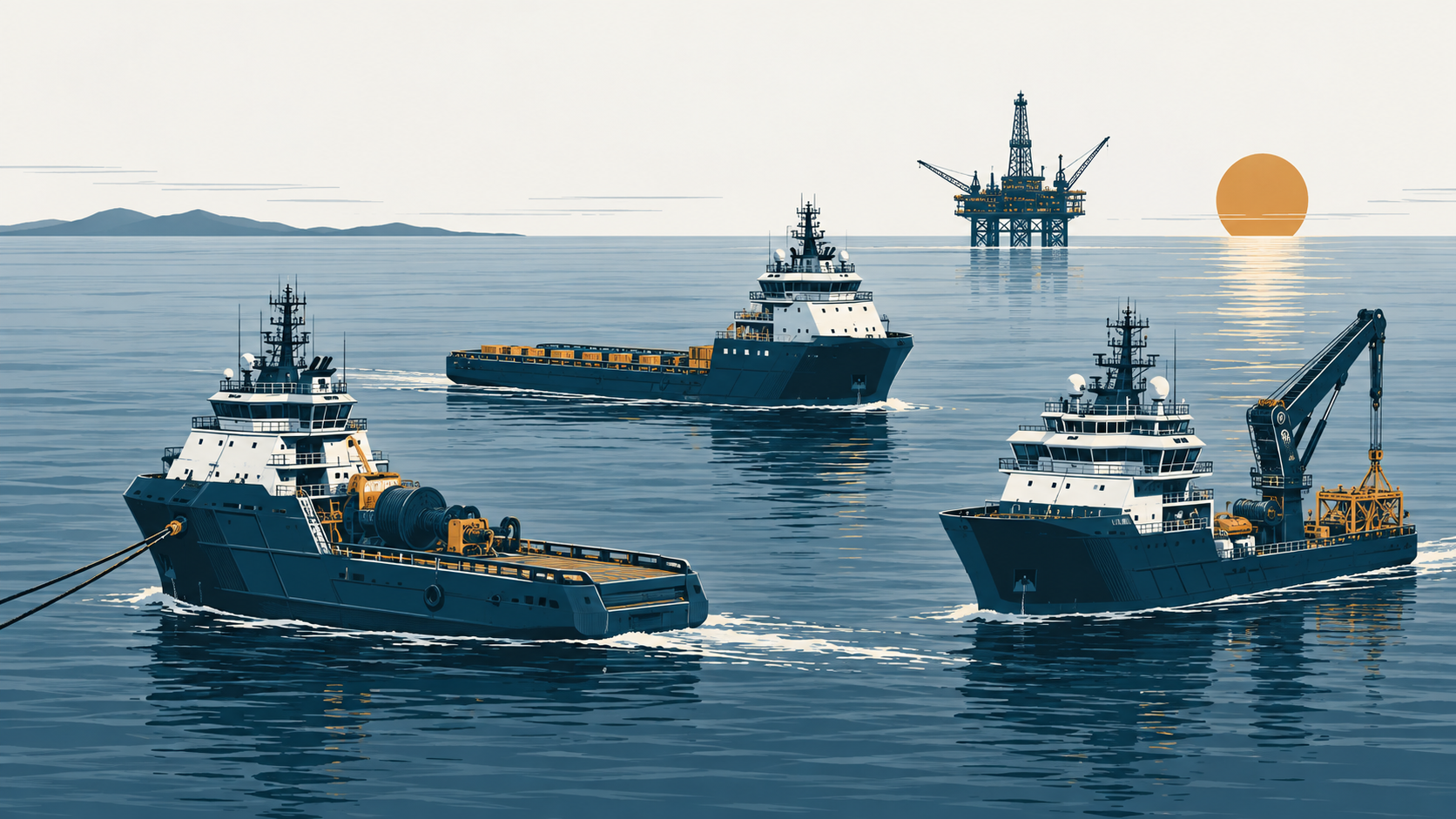 Petrobras vessel tenders AHTS PSV RSV illustration