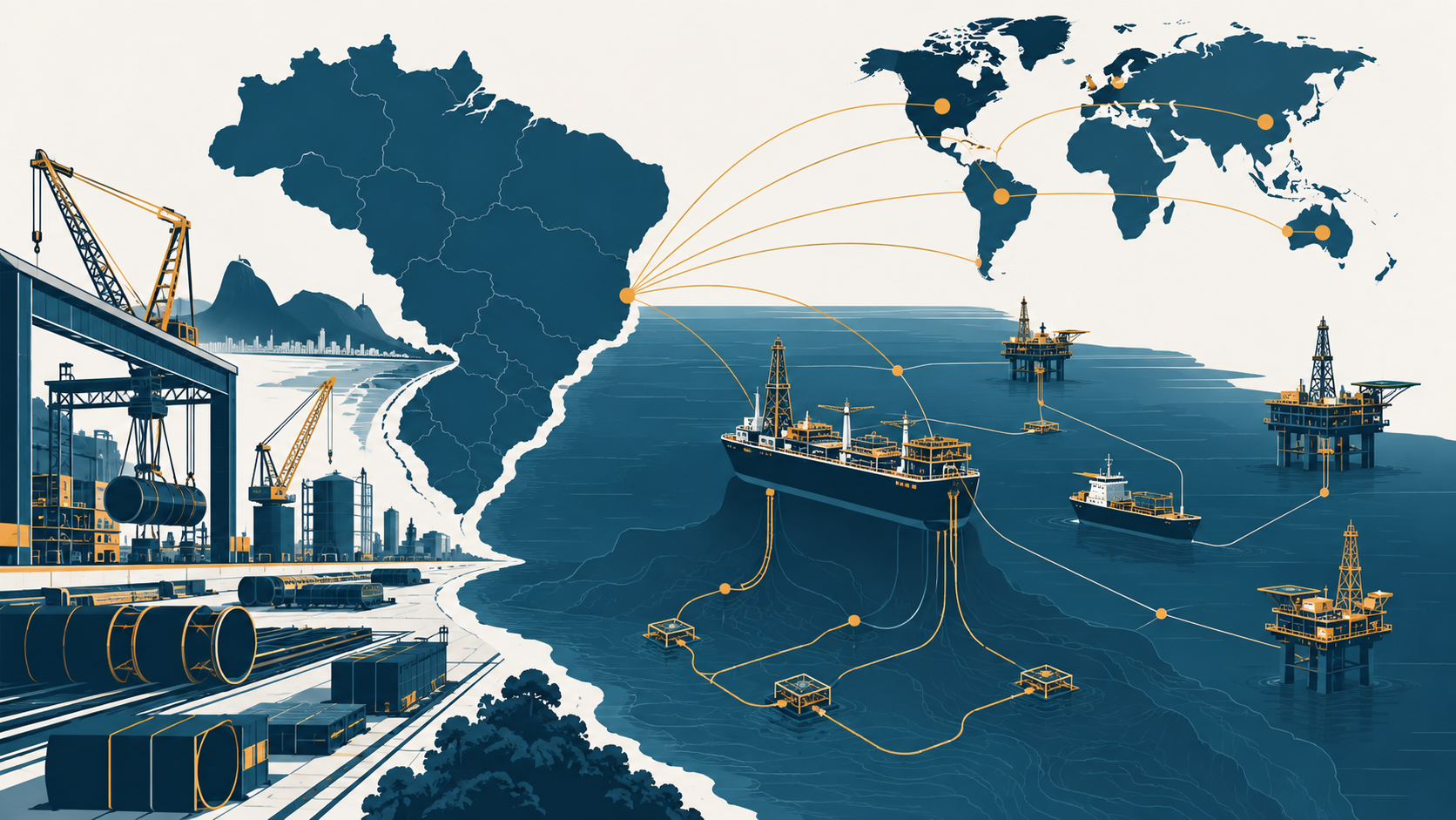Selling to Equinor Shell TotalEnergies and EPC contractors in Brazil illustration